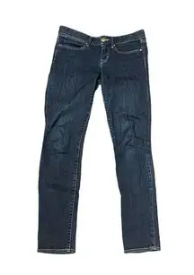 Gap  1969 Always Skinny Jeans Low-Rise Dark Wash‎ Blue Denim Women Size 24/7