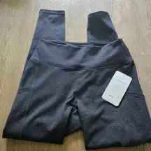 Fabletics Women&#x27;s Gray High Waisted Side  Moisture-wicking‎ leggings sz L