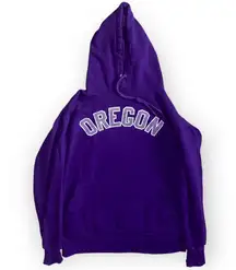 Purple Oregon Hoodie size small