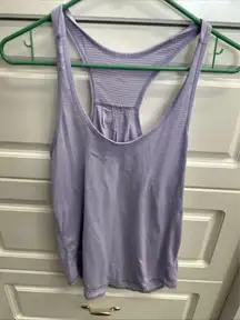 Lululemon Tank Lavender Purple Racerback Top, 6