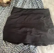 Lululemon Black Pace Rival Skirt