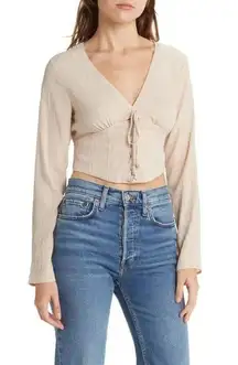 Elodie Long Sleeve Corset Top