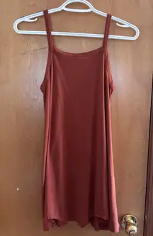 Women's Rust Sleeveless Dress