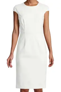 DVF ivory dress size 8