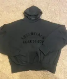 Essentials Hoodie Jet Black Size M