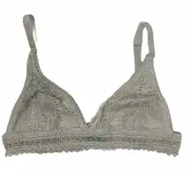 Urban Outfitters white lace‎ bralette small