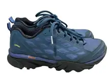 The North Face Endurus GTX Waterproof Hiking Shoes women blue size 7