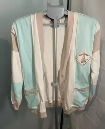Gina‎ Peters Varsity Cardigan size small