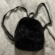 Deb & Dave LA fuzzy kitty sparkly ear back pack