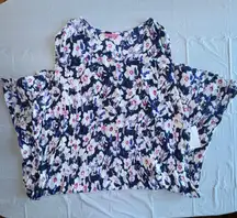 Woman Within Blue and White Sleeveless‎ Maxi Dress