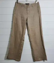 Peruvian Connection Linen Blend Pocket Pants size 6