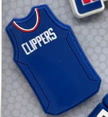 NEW Crocs NBA Los‎ Angeles Clippers Jibbitz 5-Pack Shoe Charms Basketball