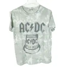 Elizabeth and James  Tie Dye AC/DC Hells Bells Short Sleeve T-Shirt Size Small S