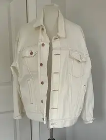 Free People Off-White Denim Jacket