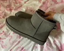 mini boot - grey
