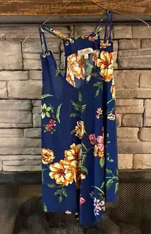 Lavish Navy‎ and Yellow Floral Dress