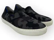 Rothy's Multi Camo Slip On Sneakers Flats Grey