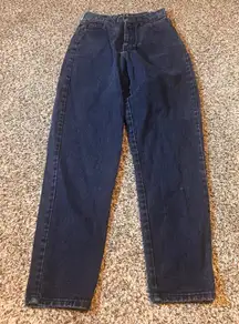 GAP Women's‎ High Waisted Vintage Jeans Dark Wash Classic Denim Pants Casual