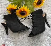 Black Heeled Sandals