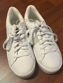 White Platform Sneakers