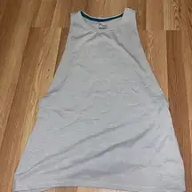 Old navy white/grey striped active go dry racer tank top