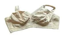 Playtex Women's 18 Hour Wirefree T-Shirt Bra 46D Beige Floral‎ Lace nwot