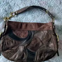 Coach Vintage Leather Patchwork Shoulder Bag