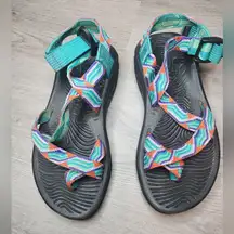 Chaco Z/Volv 2 Sport Sandal Candy Mint Green Purple Orange Women’s 6 Hiking