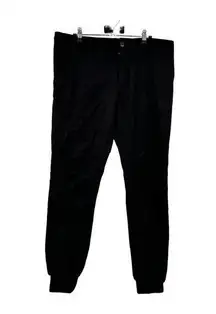 KITH Pants Womens 33 Utility Jogger Trouser Black Cotton High Rise Casual