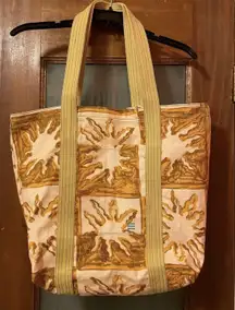 Canvas Cotton Sun Tote NWT