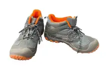 Merrell womans gray orange waterproof hiking hight top sneakers size 4M SKU 8836