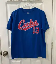 Chicago Cubs Starlin Castro Blue MLB T-Shirt