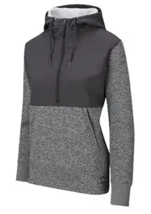 The NORTH FACE Tech Sherpa Pullover Half Zip Fleece Hood Jacket Womens XS XSmall