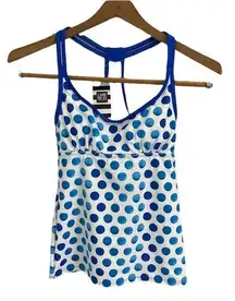 Lime Ricki Water Dot T-Back Tankini. Size XSmall. NWT