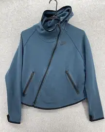 Nike Women’s Sweater Hoodie Teal Size Small Butterfly Long Sleeve Full Zip