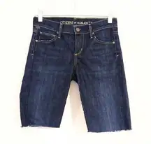 Citizens of Humanity Dark Wash Cutof Bermuda Short