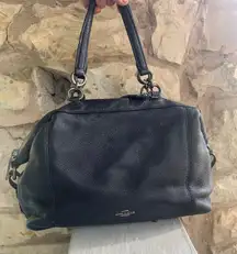 Coach Navy Blue Satchel