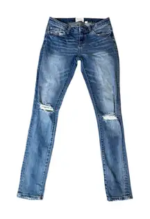 BKE Stella skinny jeans women’s size 27R‎ distressed