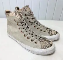 Converse Chuck Taylor All Star Loop Hi Top Papyrus Ivory Snake Size 9