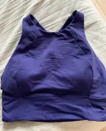 Free To Be Serene Bra High Neck Emperor Blue NWOT