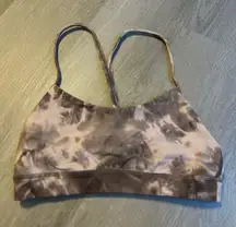 Lululemon Purple Brown Flow Y Bra Size 4