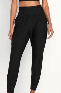 Old navy Black Powersoft Pocket Jogger Pants Size Large NEW with tags