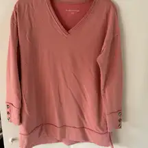 Soft Surroundings Pink Boxy Tunic Top