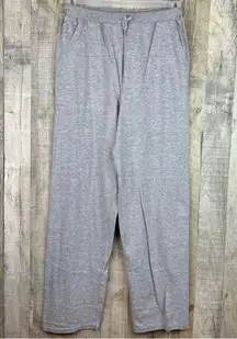 Hanes Her Way Size Small Jogging Gray Pants Stretch Drawstring Waistband…