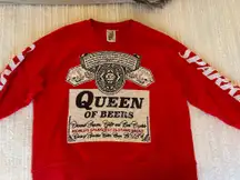 Queen of Sparkles “queen of beers” sweatshirt