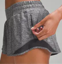Lululemon Hotty Hot Shorts 2.5” Grey Low Rise