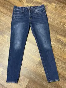 American Eagle Jegging Blue Jeans Women's 12 360 Next Level Stretch