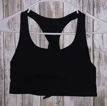 lululemon invigorate high support sport bra size 6 black