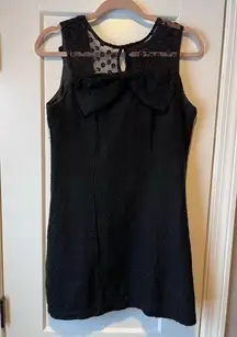 a.n.a Little black dress- with lace  bow