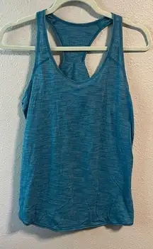 Lululemon Marled Teal Essential Tank
